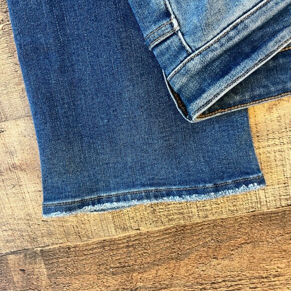 Vervet Blue Jeans Walking On Sunshine Size 25 Slim Boot Cut Flare - Picture 8 of 8